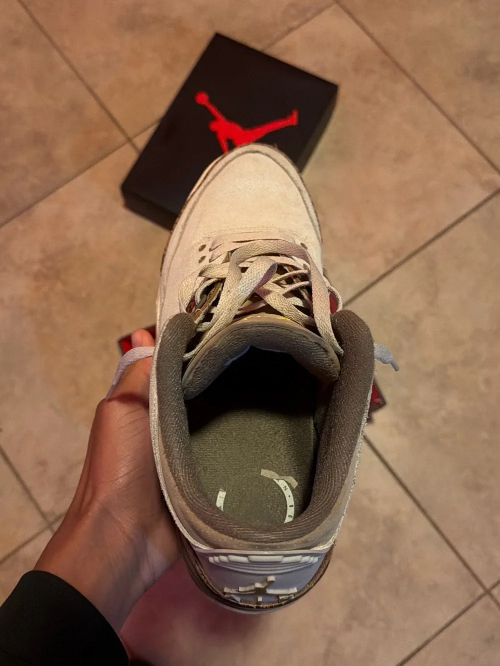 Jordan light suede